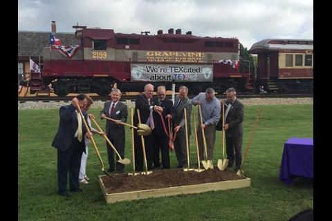 A groundbreaking ceremony was held at Grapevine, among other sites.